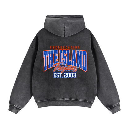 Zip-Through Boxy Fleece Hoodie