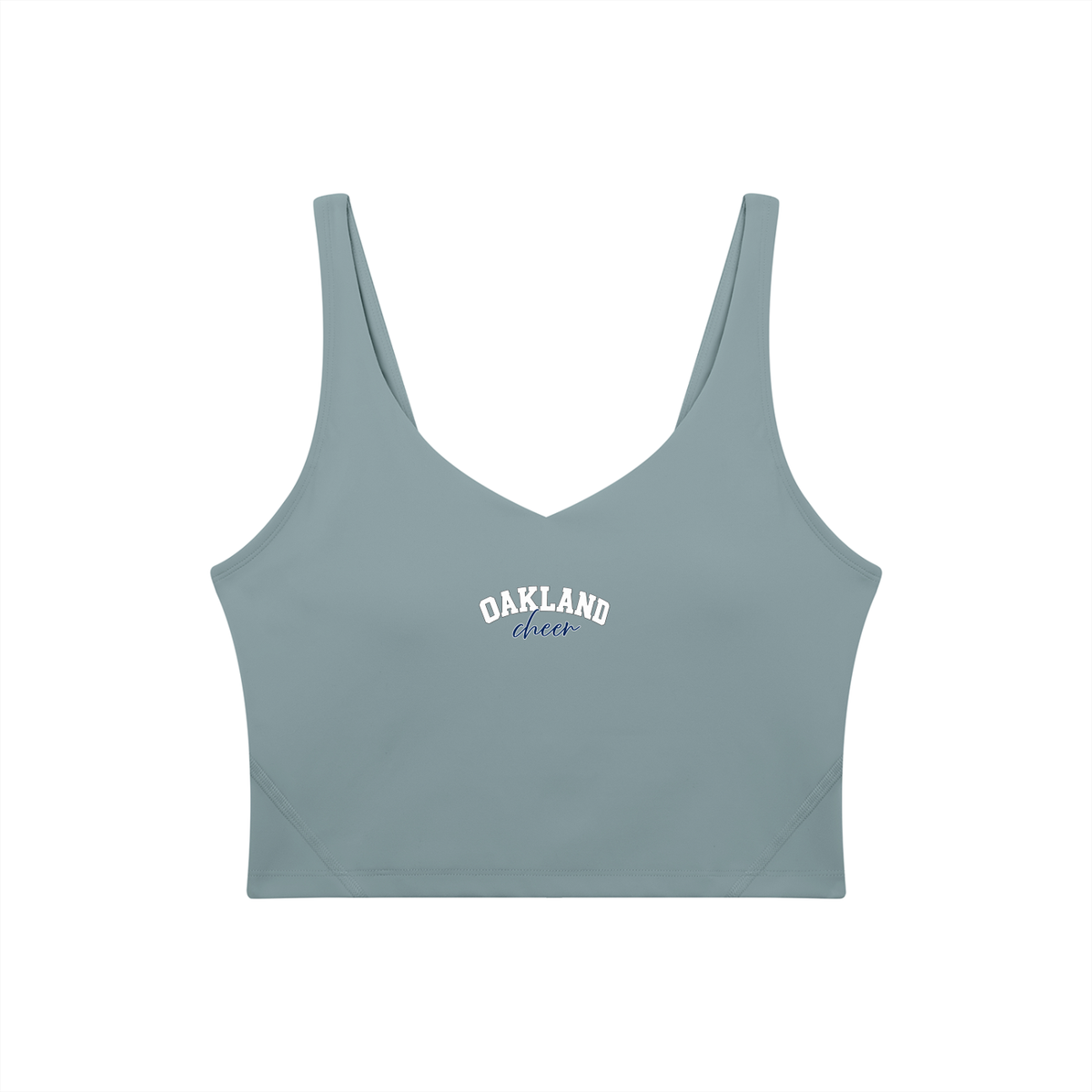 Cursive Oakland Middle Women's V-Neck Yoga Sports Bra