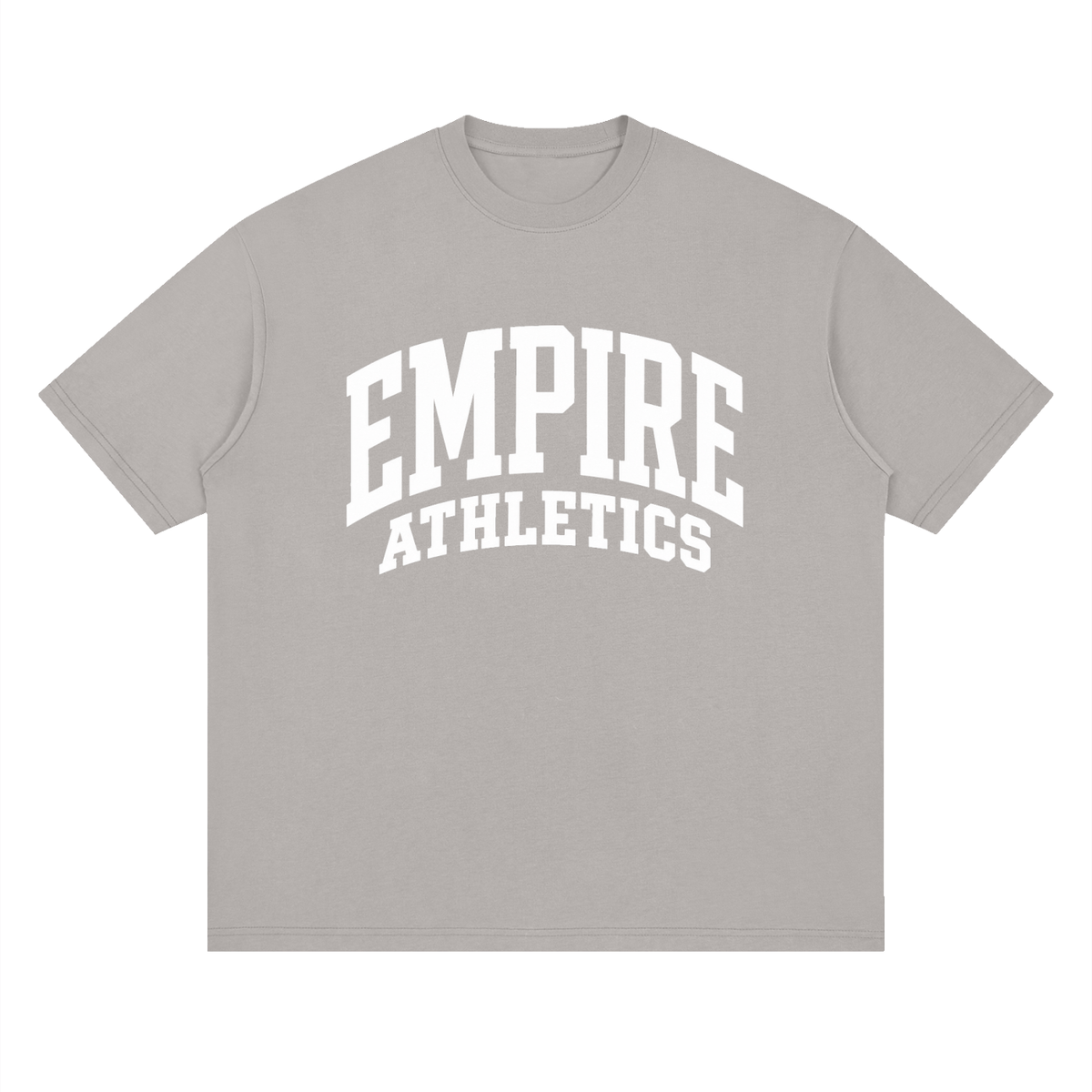 Basic 2 White Empire Oversized Drop Shoulder T-Shirt