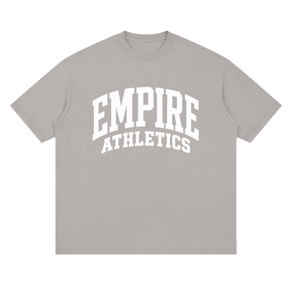 Basic 2 White Empire Oversized Drop Shoulder T-Shirt