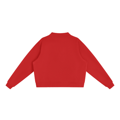 Star Utes Essential Fleece Mock-Neck Crew Sweatshirt