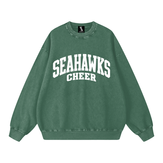 Seahawks Snow Washed Oversized Sweatshirt