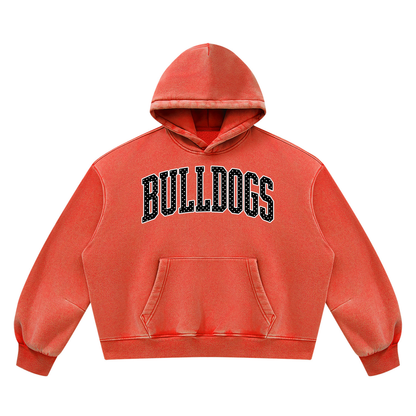 Unisex Vintage Wash Boxy Fleece Hoodie