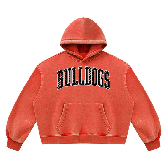 Unisex Vintage Wash Boxy Fleece Hoodie