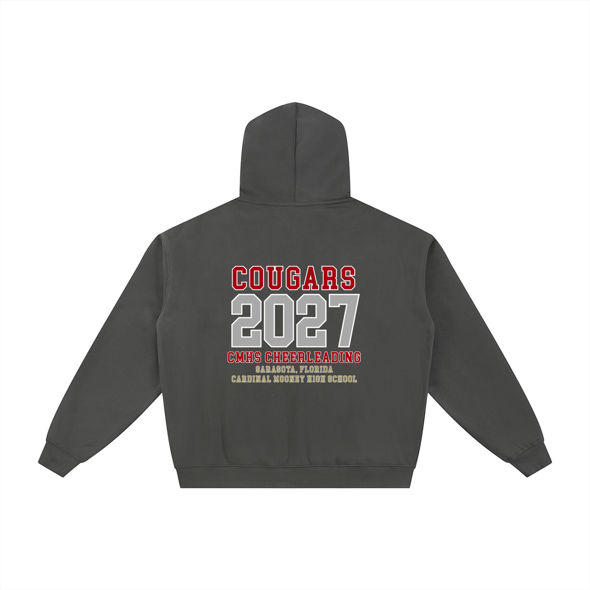 Year Cardinal Mooney Essential Fleece Zip-Through Hoodie