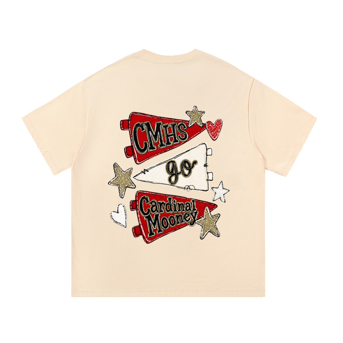 Lets Go Cardinal Mooney Essential Cotton T-Shirt