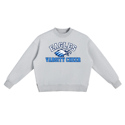 Fleece Side Slit Crewneck Sweatshirt
