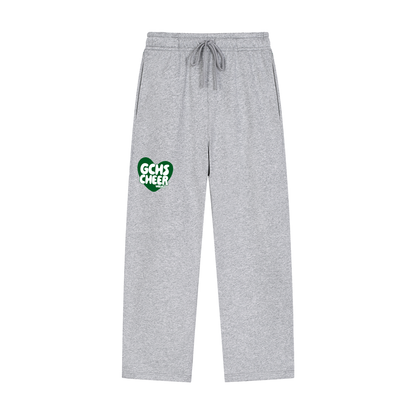 Heart Straight-Leg Sweatpants