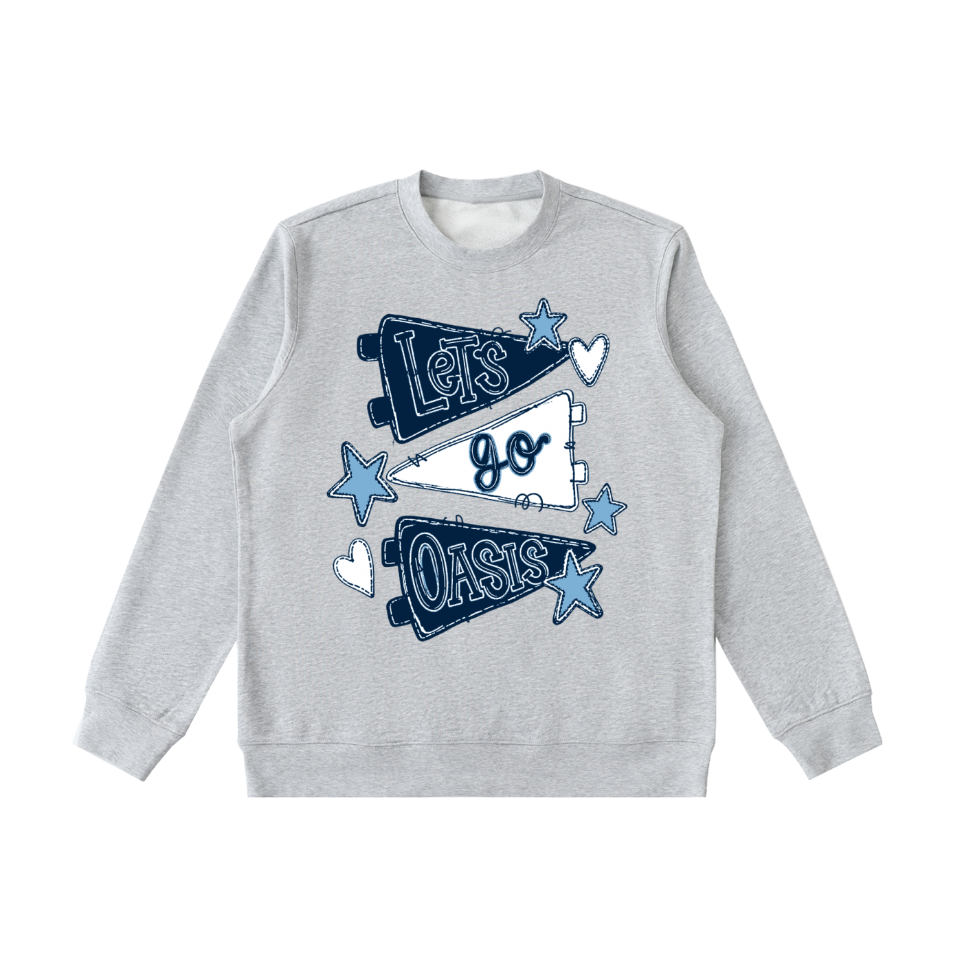 Lets Go Oasis Essential Heavyweight Crewneck Sweatshirt