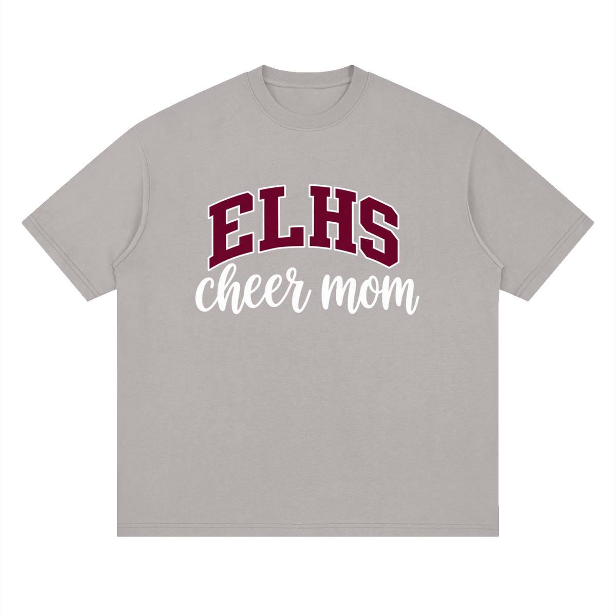 Cheer Mom East Lyme Oversized Drop Shoulder T-Shirt