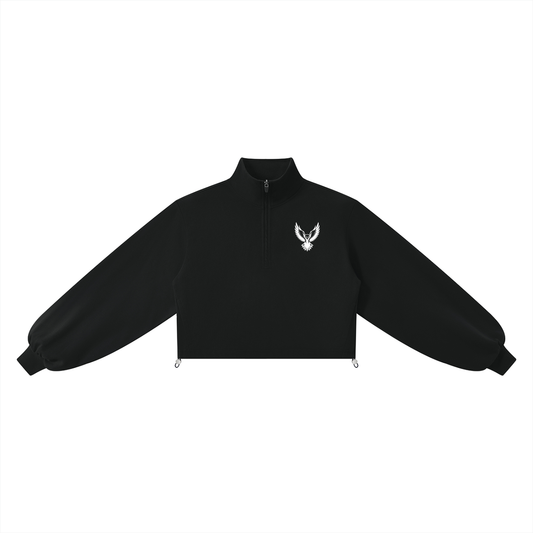 Women’s Mock-Neck Quarter-Zip Sweatshirt