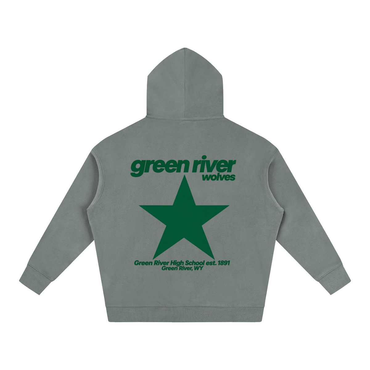 Big Star Green River Oversize Fleeced Hoodie