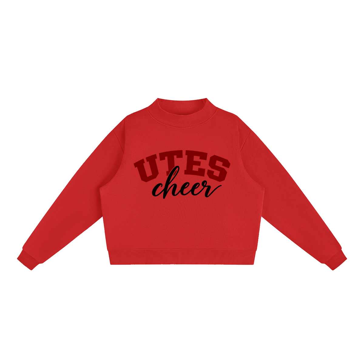Classic Utes Essential Fleece Mock-Neck Crew Sweatshirt