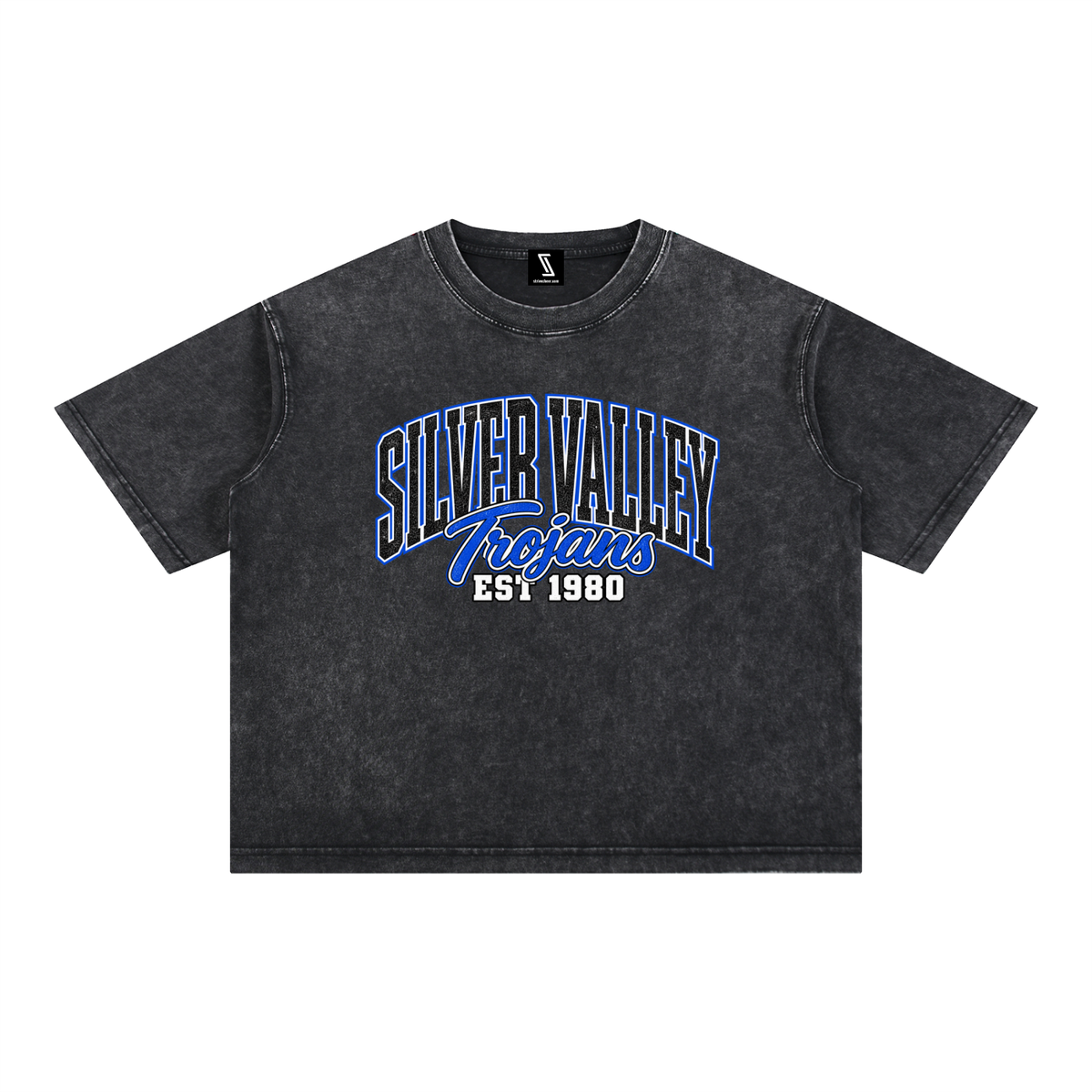 Mineral Wash Boxy Cotton T-Shirt