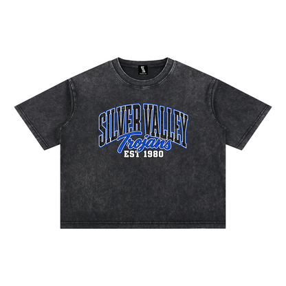 Mineral Wash Boxy Cotton T-Shirt