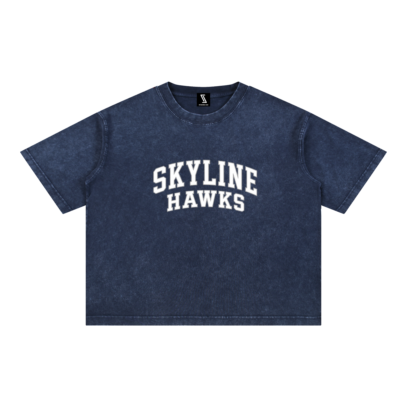 Mineral Wash Boxy Cotton T-Shirt