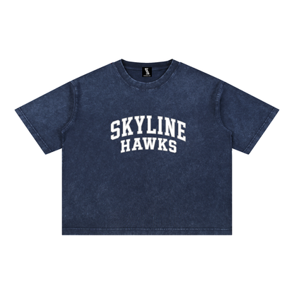 Mineral Wash Boxy Cotton T-Shirt