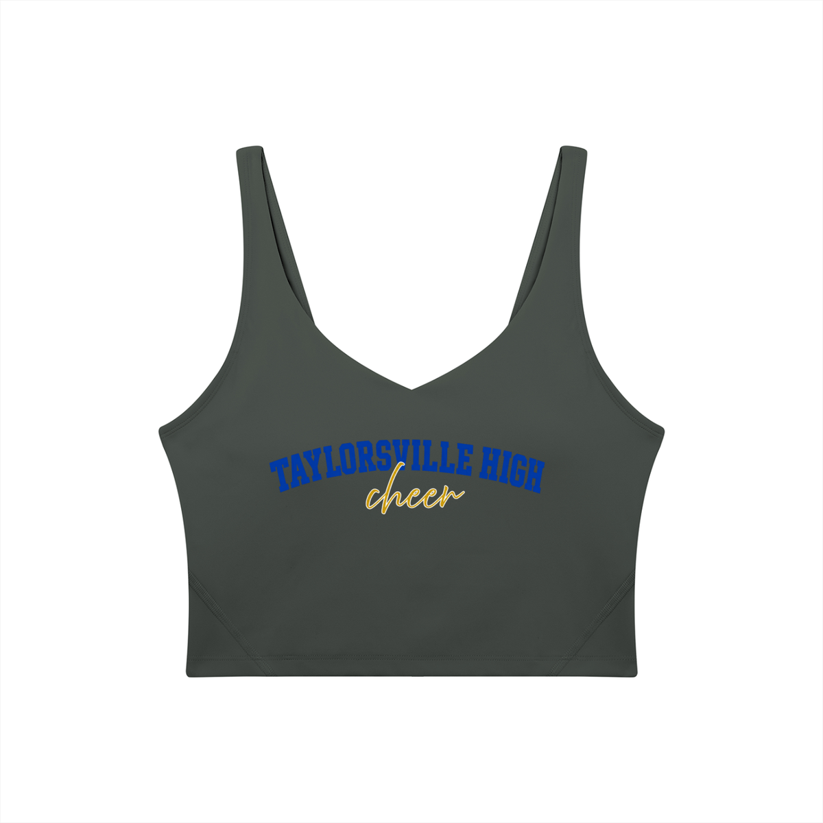 Cursive Taylorsville Women's V-Neck Yoga Sports Bra