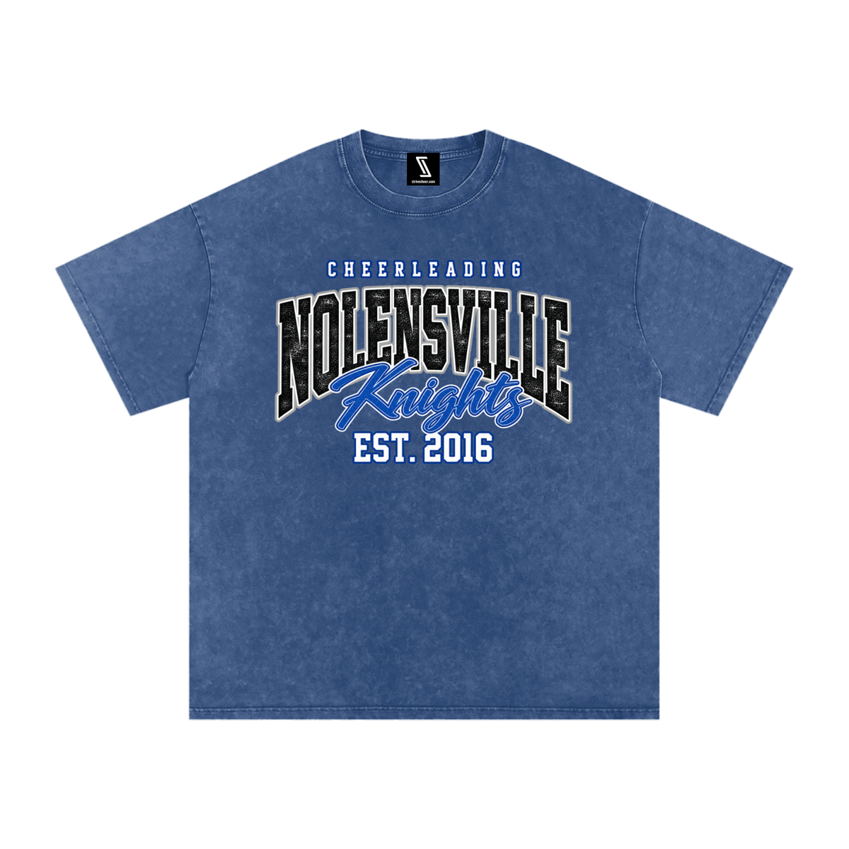 Vintage Nolensville Snow Washed Oversized Cotton T-Shirt