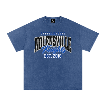 Vintage Nolensville Snow Washed Oversized Cotton T-Shirt