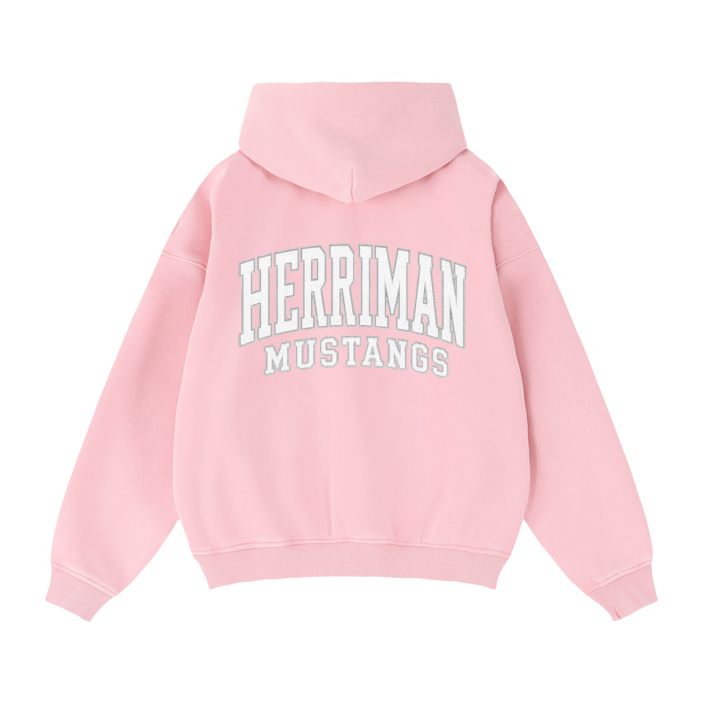 Zip Up Boxy Fleece Hoodie