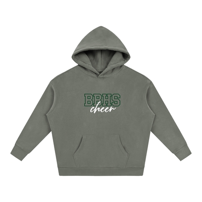 Cursive Front Blanchet Oversize Fleeced Hoodie