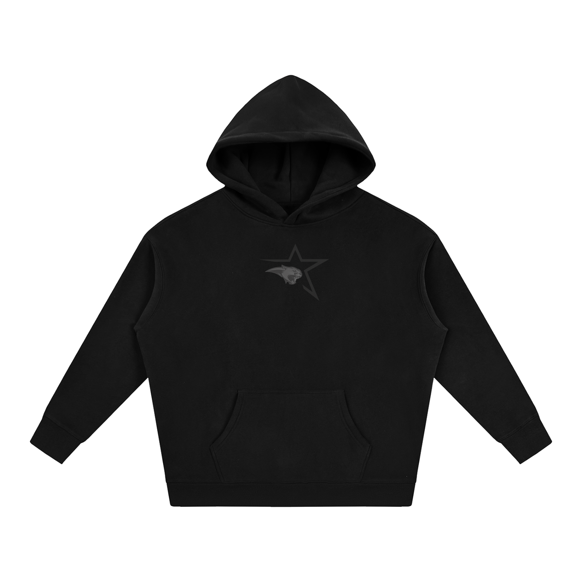 Vector Star Front Cardinal Mooney Oversize Fleeced Hoodie