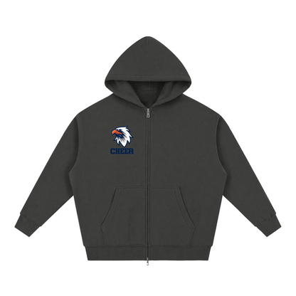 Simple Oakland Middle Essential Oversized Fleece Boxy Hoodie