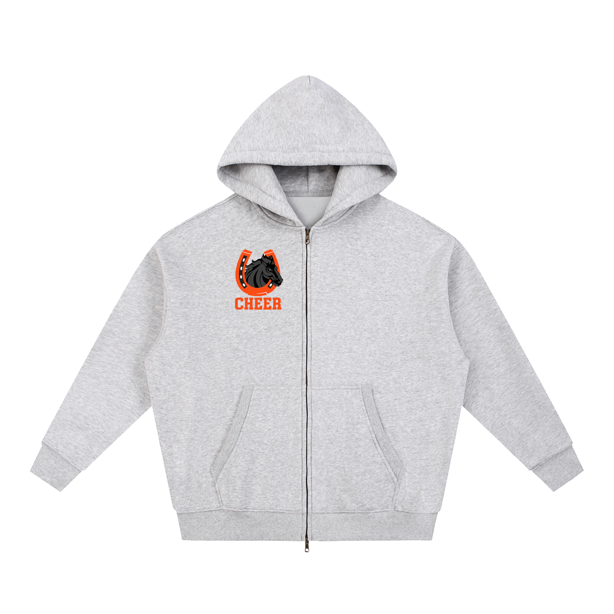 simple southwest Essential Oversized Fleece Boxy Hoodie