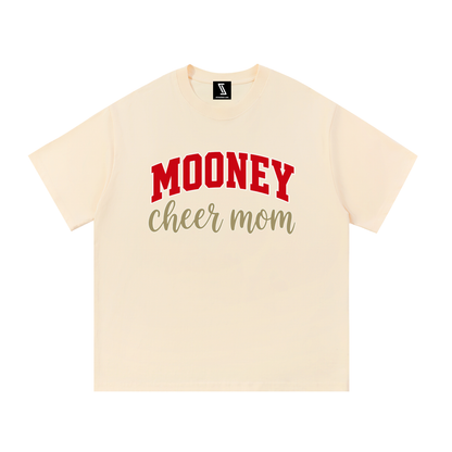 Cheer Mom Cardinal Mooney Essential Cotton T-Shirt
