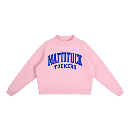 Basic 2 Mattituck Essential Fleece Mock-Neck Crew Sweatshirt