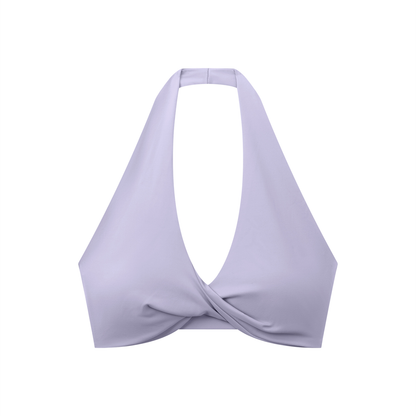 Strive Pleated Halter Sports Bra