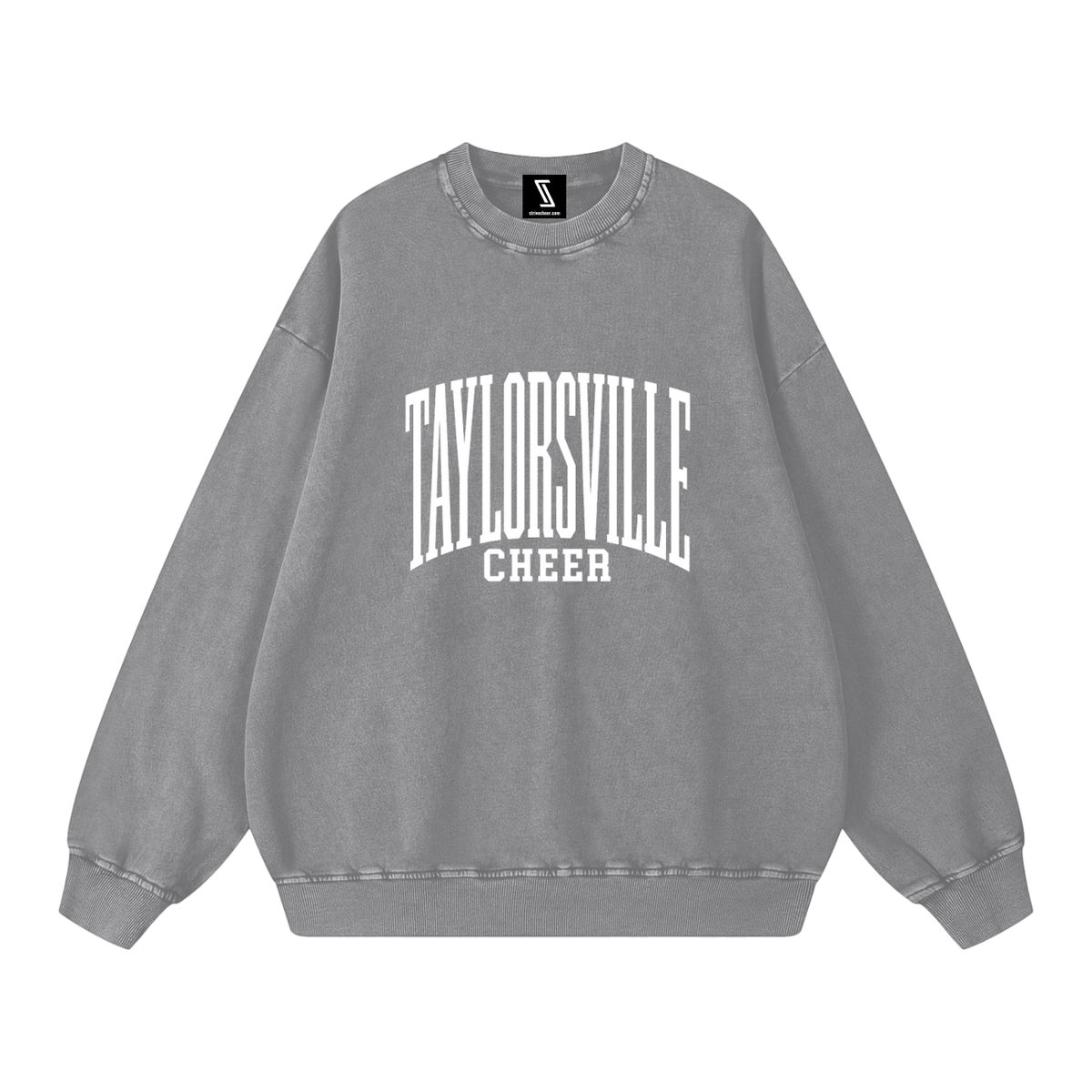Basic 3 Taylorsville Snow Washed Oversized Sweatshirt