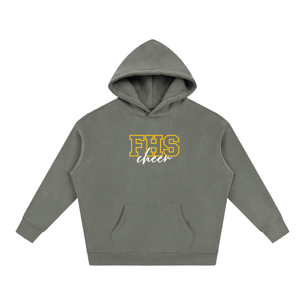 Cursive Front Fenway Oversize Fleeced Hoodie