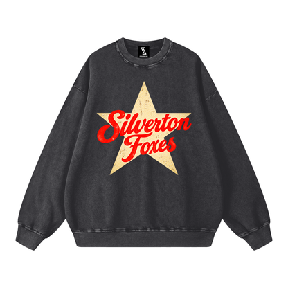 Snow Washed Oversized Sweatshirt
