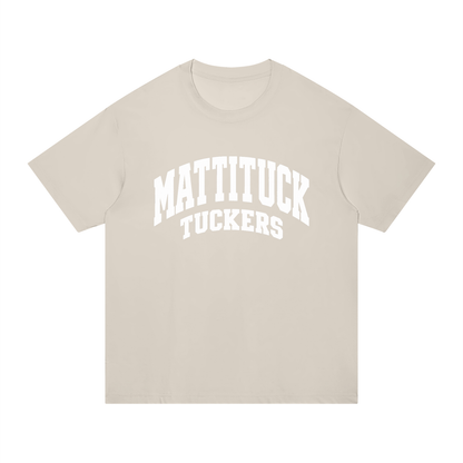 Basic 2 White Mattituck Unisex Regular Fit Cotton T-Shirt