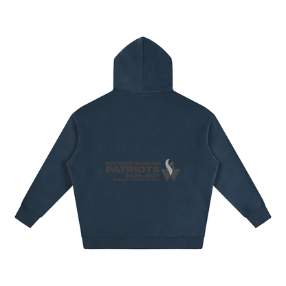 Vector Star Front West Shore Oversize Fleeced Hoodie