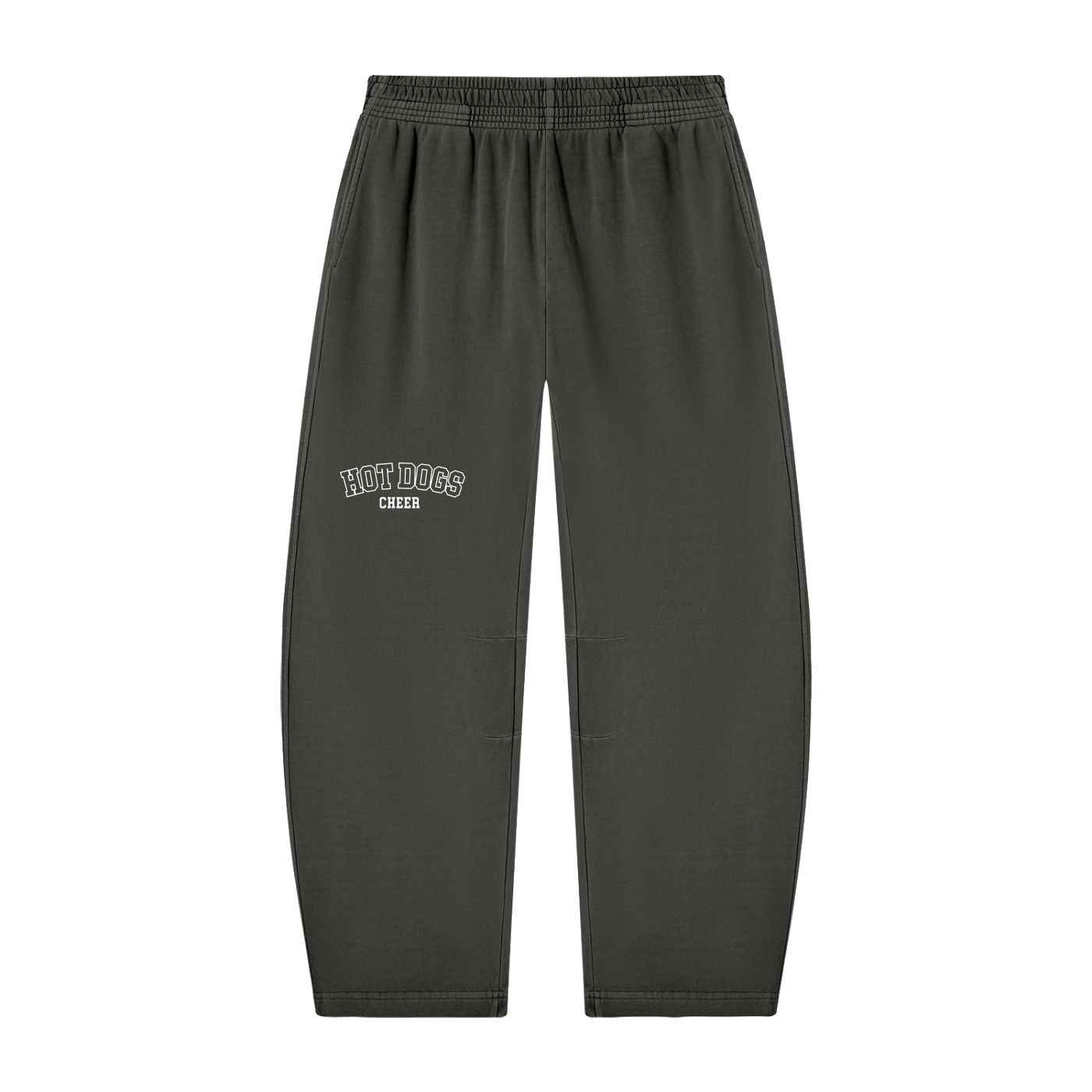 Hot Dogs Vintage Washed Barrel Leg Sweatpants