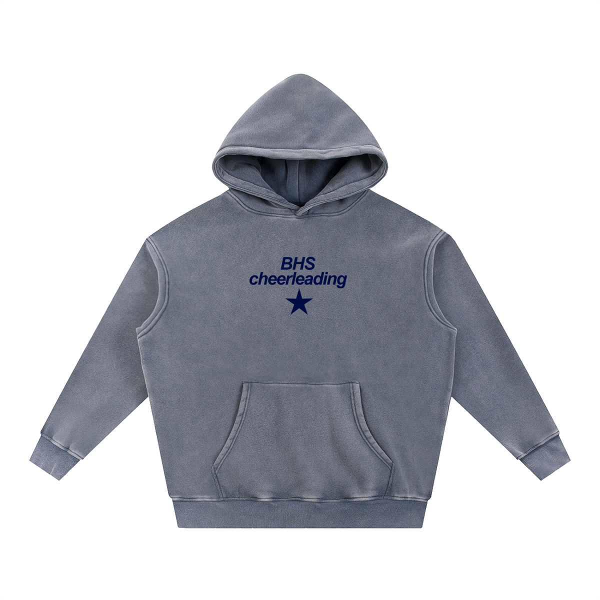Snow Wash Fleece Oversize Hoodie