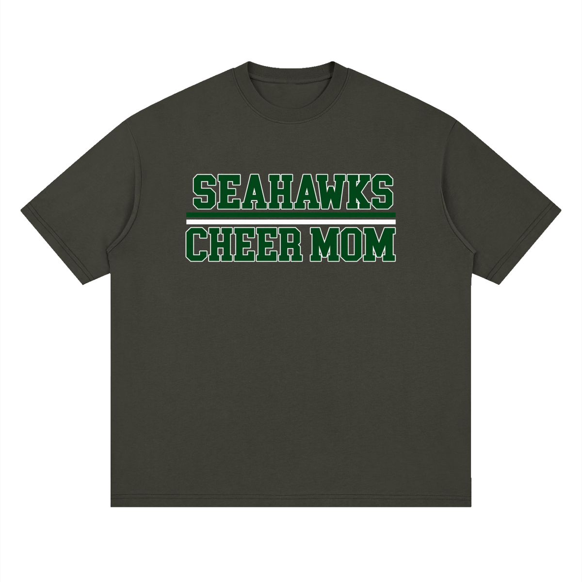 Mom Seahawks Oversized Drop Shoulder T-Shirt