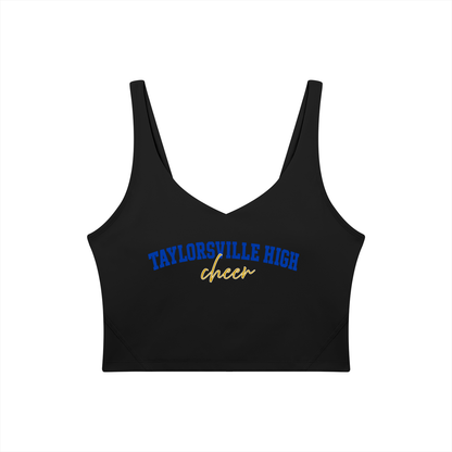 Cursive Taylorsville Women's V-Neck Yoga Sports Bra