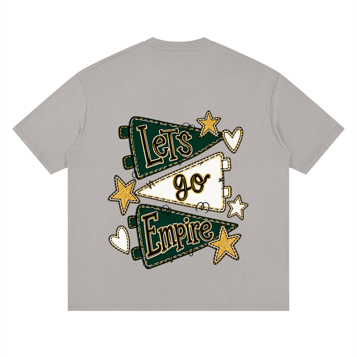 Lets Go Empire Oversized Drop Shoulder T-Shirt