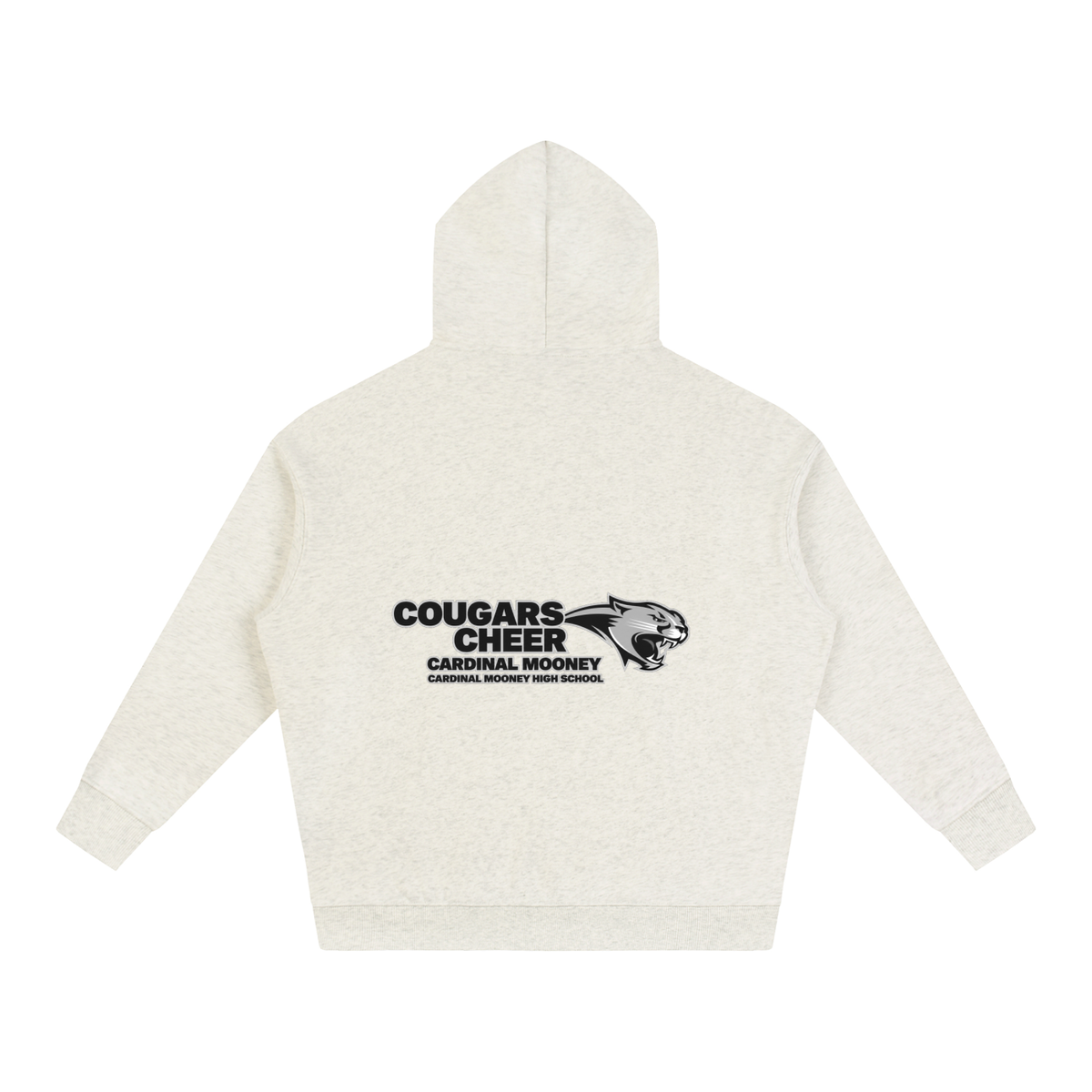 Vector Star Front Cardinal Mooney Oversize Fleeced Hoodie