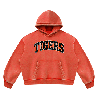 Unisex Vintage Wash Boxy Fleece Hoodie
