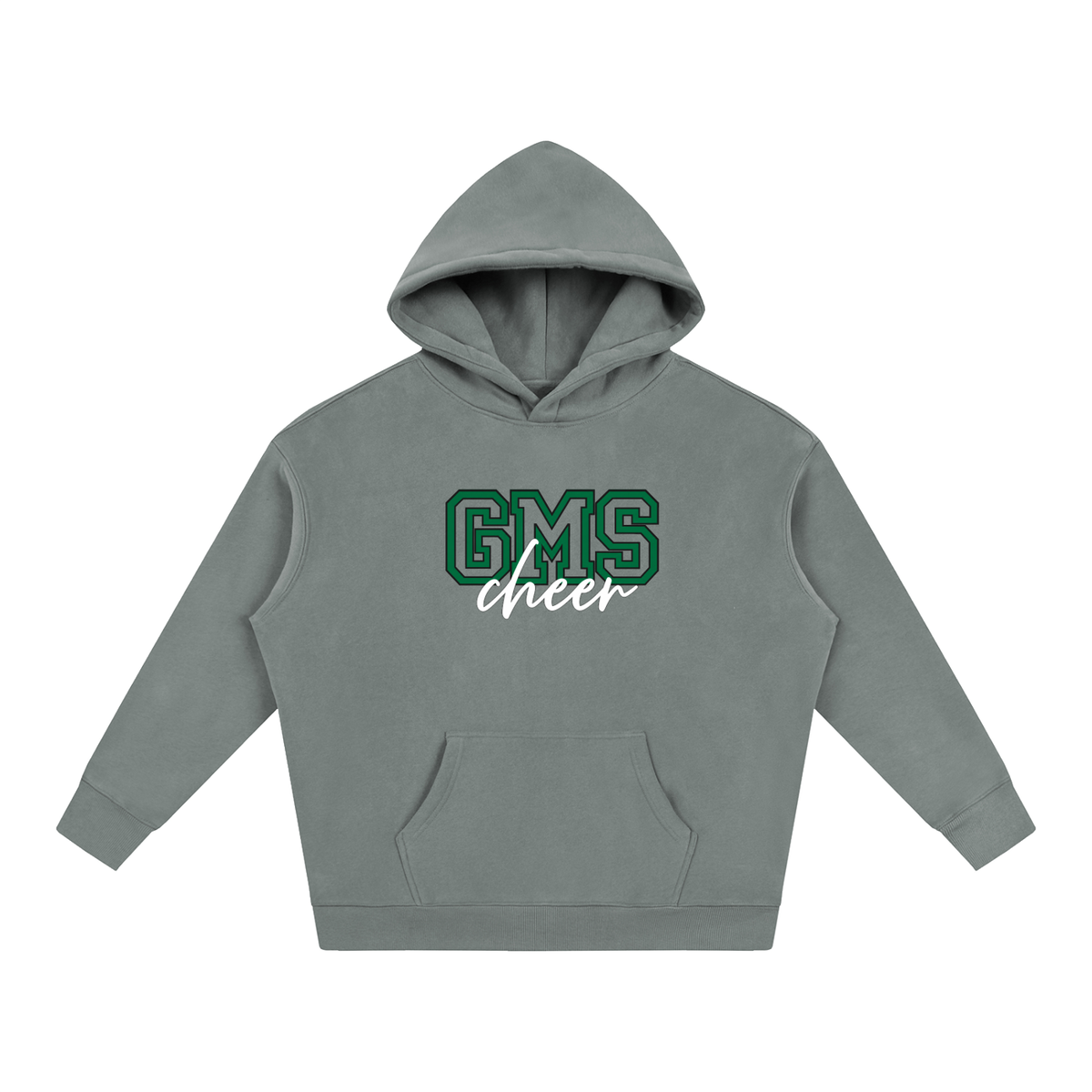 Cursive Front Gladeville Oversize Fleeced Hoodie