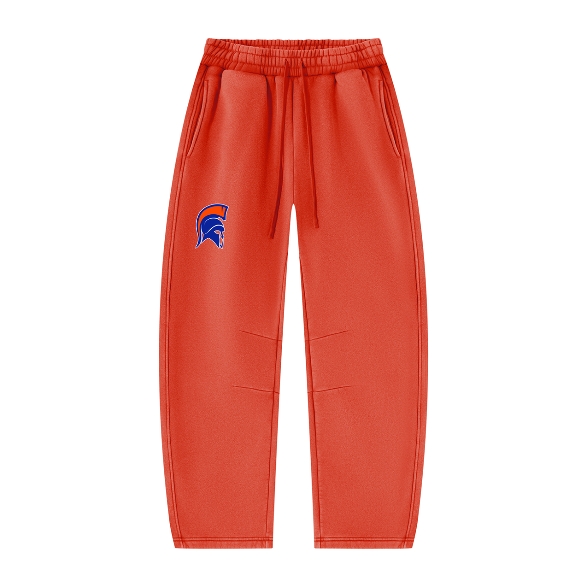 Unisex Vintage Wash Barrel Leg Fleece Sweatpants