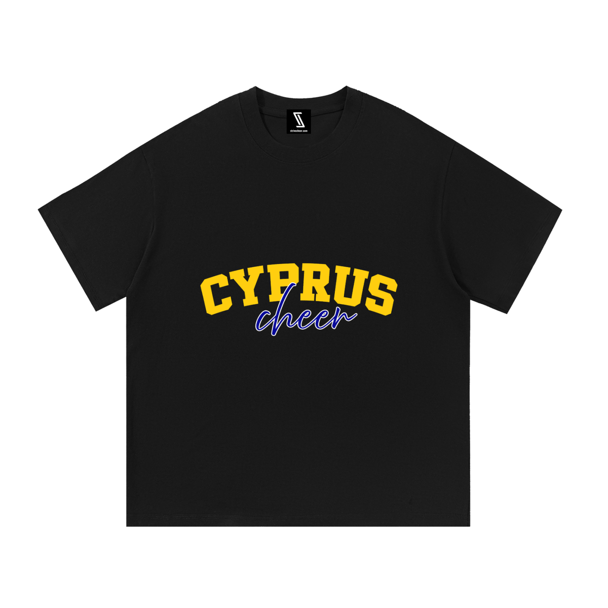Cursive Cyprus Essential Cotton T-Shirt
