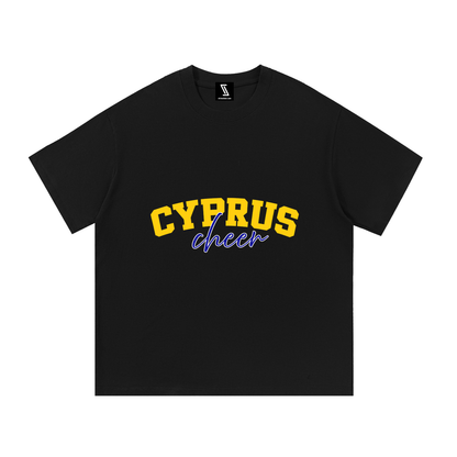 Cursive Cyprus Essential Cotton T-Shirt