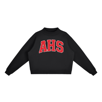 Essential Fleece Mock-Neck Crew Sweatshirt