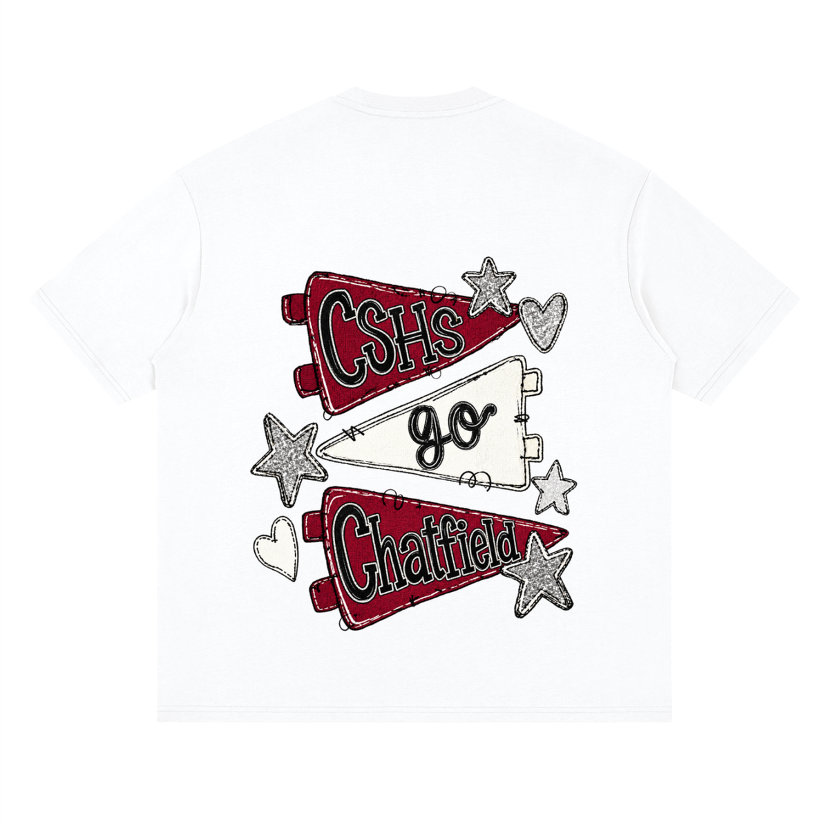 Lets Go Chatfield Oversized Drop Shoulder T-Shirt